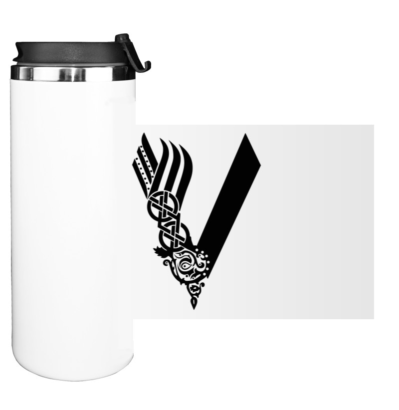 Water Bottle on Tumbler - vikings logo - Mfest