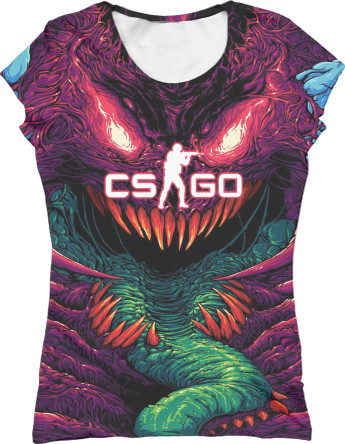 Women's T-Shirt 3D - CS GO Hyper Beast - Mfest