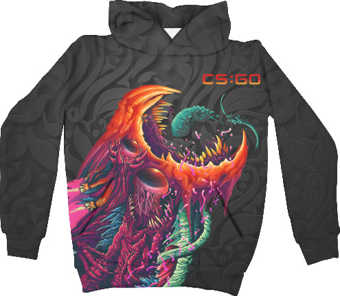 Худі 3D Унісекс - CS:GO Hyper Beast Original - Mfest