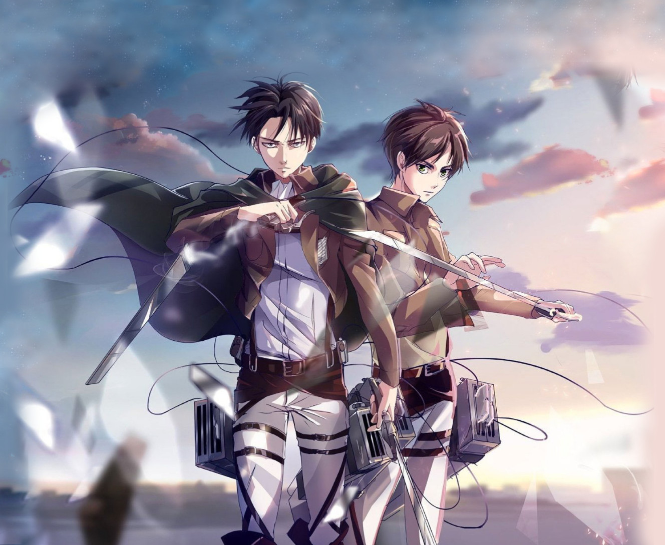 Коврик для мышки - Levi and Eren - Mfest