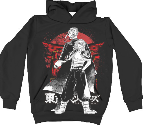 Unisex Hoodie 3D - mikey and draken 2 - Mfest