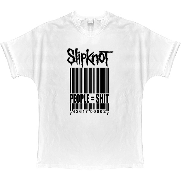 T-shirt Oversize - Slipknot People - Mfest