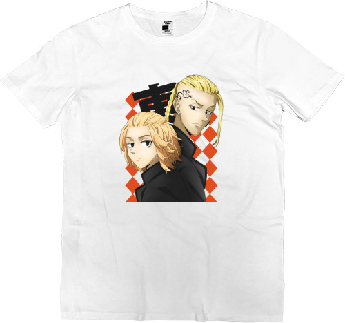 Men’s Premium T-Shirt - Manjiro And Draken - Mfest