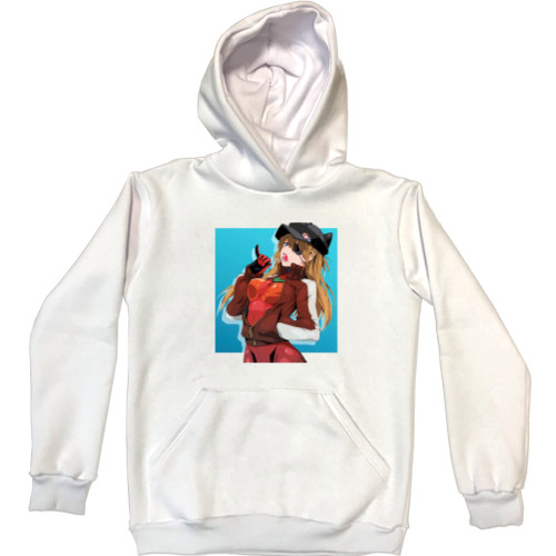 Evangelion / Евангелион - Unisex Hoodie - asuka langley art - Mfest