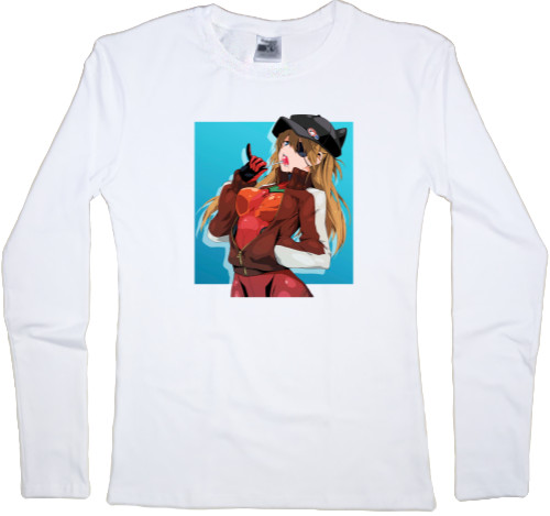 Women's Longsleeve Shirt - asuka langley art - Mfest