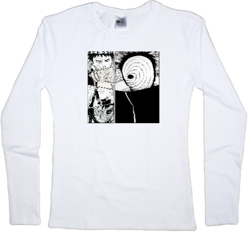 Women's Longsleeve Shirt - obito manga - Mfest