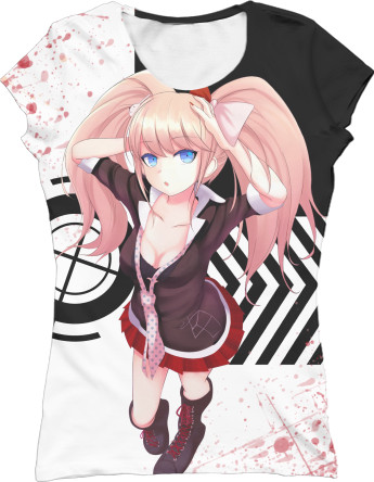 Women's T-Shirt 3D - Junko Enoshima Danganronpa - Mfest