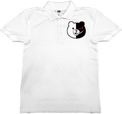 Man's Polo Shirt Fruit of the loom - danganronpa logo 3 - Mfest