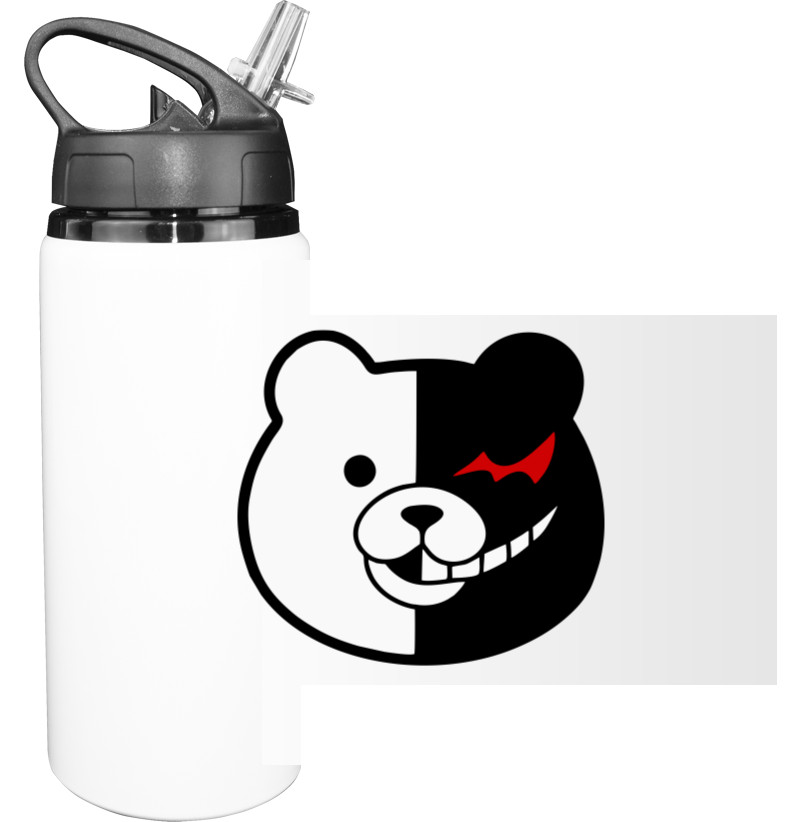 Sport Water Bottle - danganronpa logo 3 - Mfest