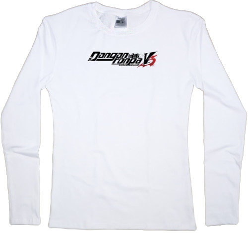 Women's Longsleeve Shirt - danganronpa logo - Mfest