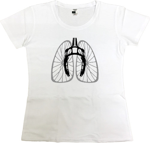 Women's Premium T-Shirt - bicycle - Mfest