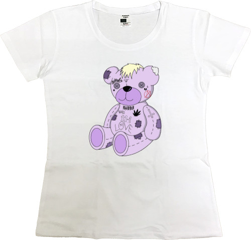 Women's Premium T-Shirt - Мишка Lil Peep - Mfest