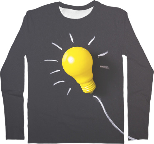 Men's Longsleeve Shirt 3D - Lamp - Mfest