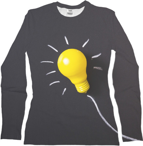 Women's Longsleeve Shirt 3D - Lamp - Mfest