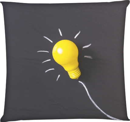 Square Throw Pillow - Lamp - Mfest