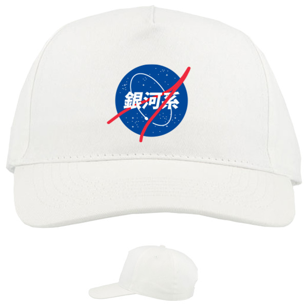 Кепка 5-панельная - Nasa logo Japan - Mfest