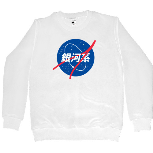 Свитшот Премиум Женский - Nasa logo Japan - Mfest