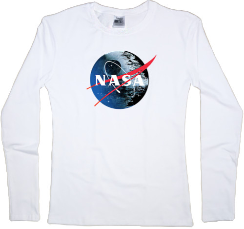 Women's Longsleeve Shirt - Nasa logo Star Wars - Mfest