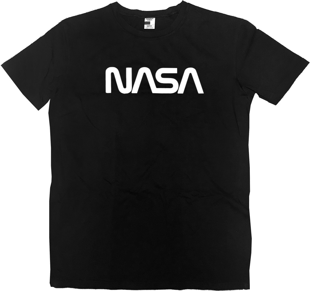 Футболка Преміум Чоловіча - Nasa logo - Mfest