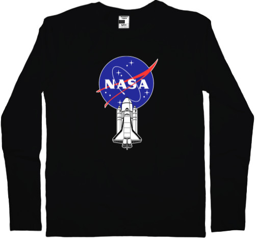 Kids' Longsleeve Shirt - Nasa logo 3 - Mfest