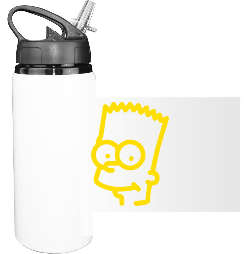 Sport Water Bottle - Simpsons family brother - Mfest