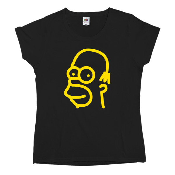 Women's T-shirt Fruit of the loom - Simpsons family father - Mfest