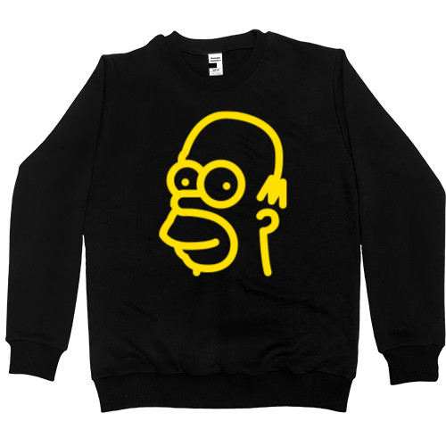 Men’s Premium Sweatshirt - Simpsons family father - Mfest