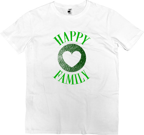 Men’s Premium T-Shirt - Happy family green - Mfest