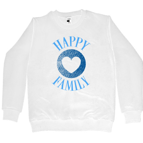 Women's Premium Sweatshirt - Happy family blue - Mfest