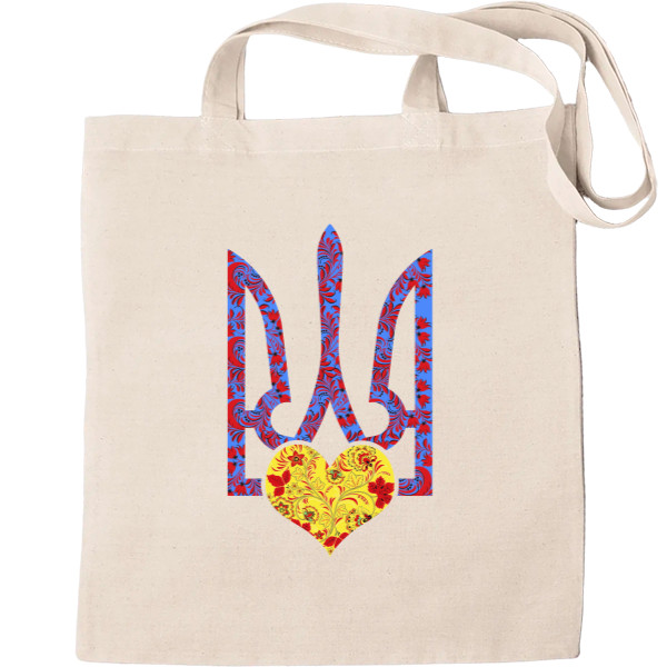 Tote Bag - Герб Украины + Сердце - Mfest