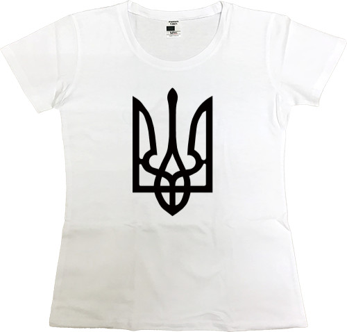 Women's Premium T-Shirt - Герб України - Mfest