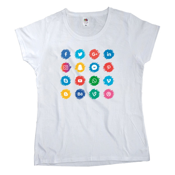 Women's T-shirt Fruit of the loom - Top apps - Mfest