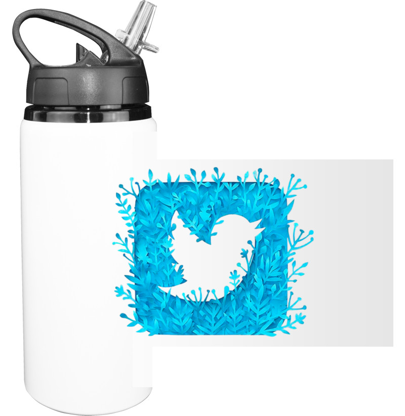 Sport Water Bottle - Twitter art - Mfest