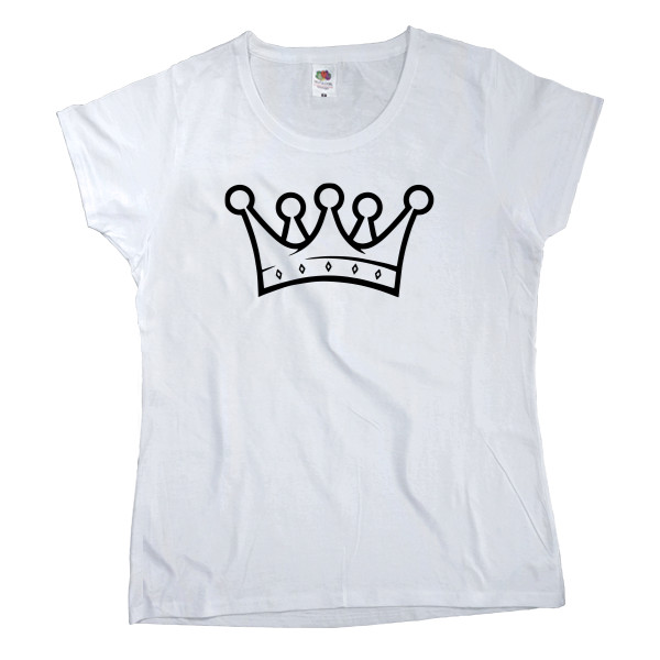 Women's T-shirt Fruit of the loom - Корона - Mfest