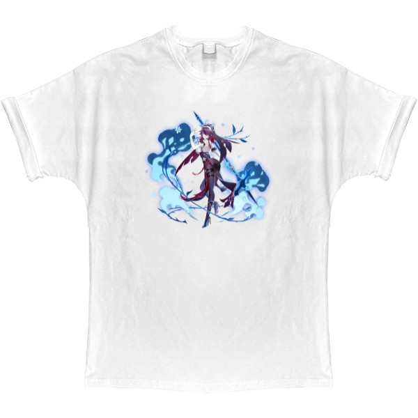 T-shirt Oversize - rosaria genshin impact 2 - Mfest