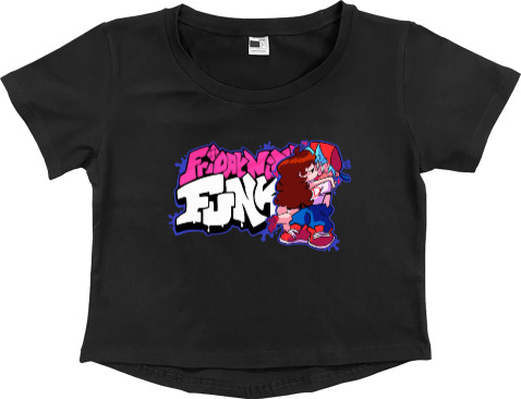 Women's Cropped Premium T-Shirt - friday night funkin - Mfest