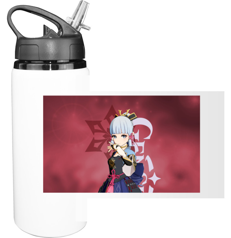 Sport Water Bottle - genshin impact аяке 2 - Mfest