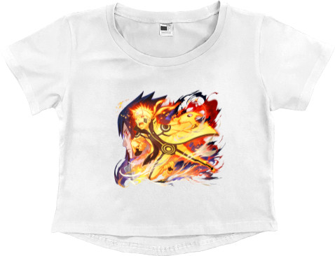 Women's Cropped Premium T-Shirt - naruto 6 - Mfest