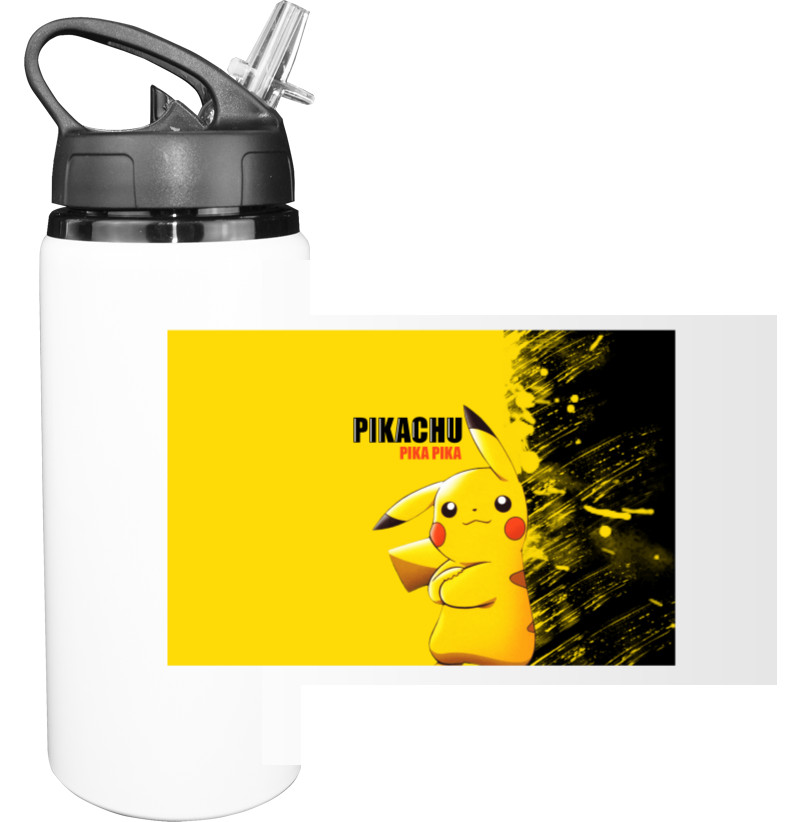 Sport Water Bottle - Pikachu Pika Pika - Mfest