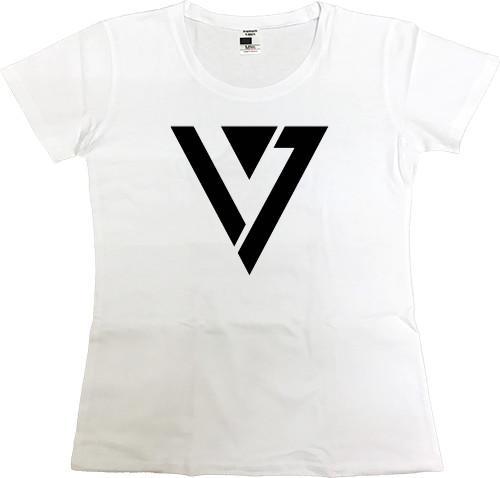 Women's Premium T-Shirt - seventeen logo - Mfest