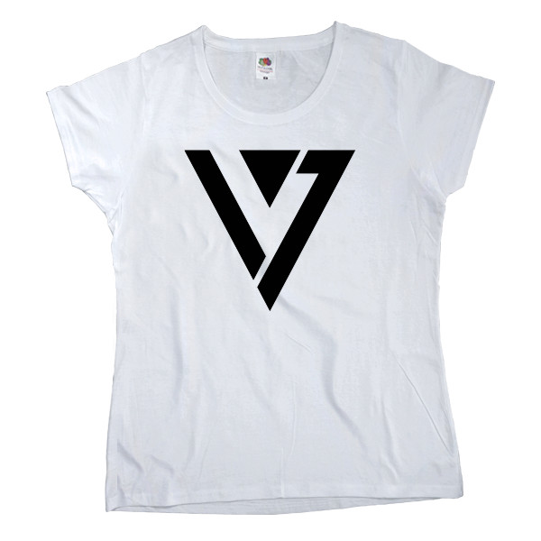 Women's T-shirt Fruit of the loom - seventeen logo - Mfest