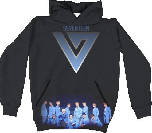 Kids' Hoodie 3D - seventeen - Mfest