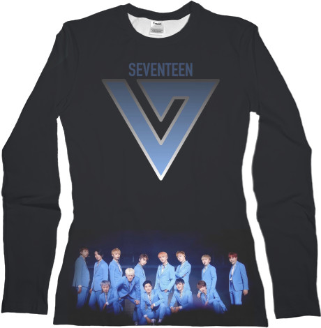 Women's Longsleeve Shirt 3D - seventeen - Mfest