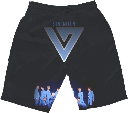 Men's Shorts 3D - seventeen - Mfest