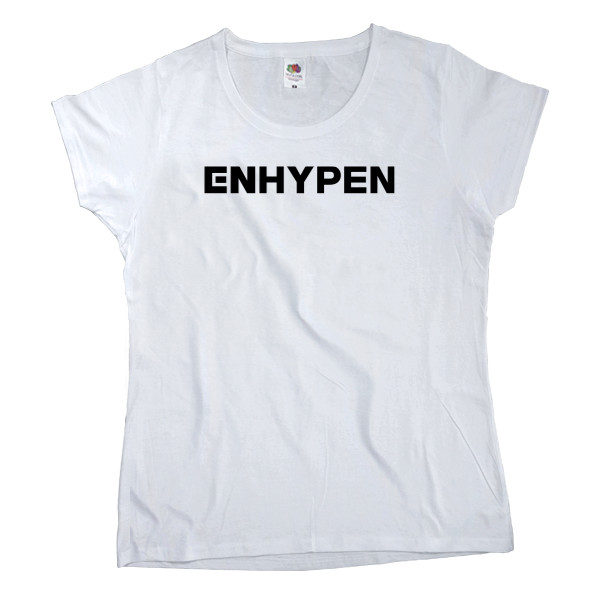 Women's T-shirt Fruit of the loom - enhypen logo - Mfest