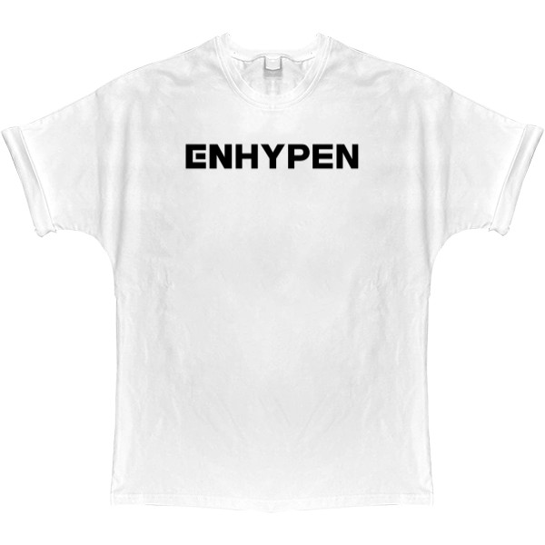 Футболка Оверсайз - enhypen logo - Mfest