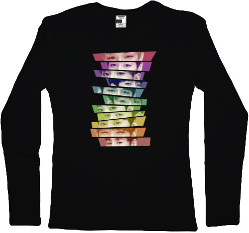 Women's Longsleeve Shirt - wanna one - Mfest