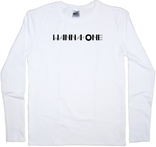 Kids' Longsleeve Shirt - wanna one logo - Mfest