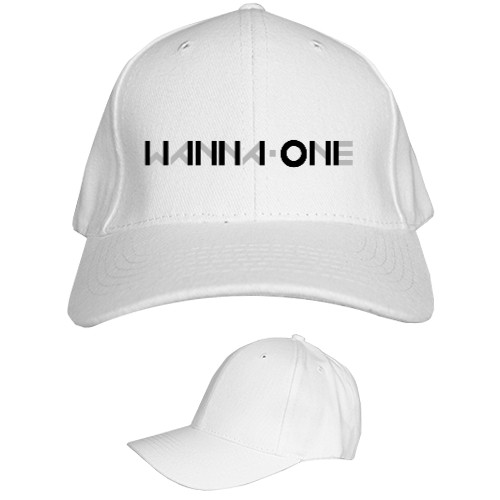 Kids' Baseball Cap 6-panel - wanna one logo - Mfest