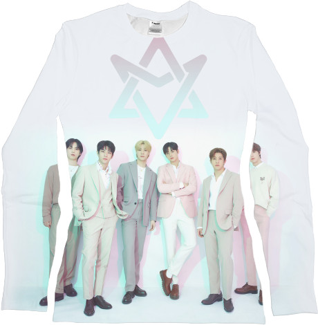 Women's Longsleeve Shirt 3D - astro - Mfest